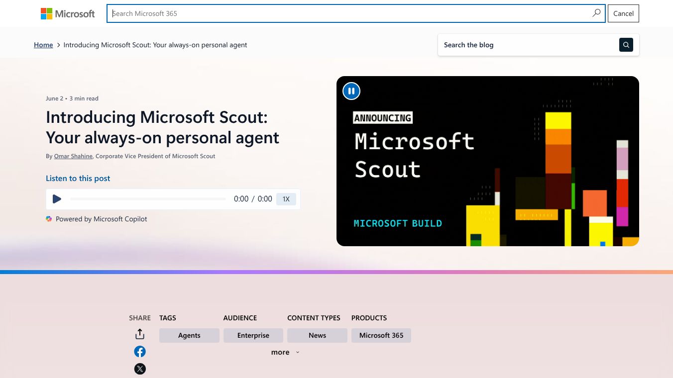 Microsoft Scout