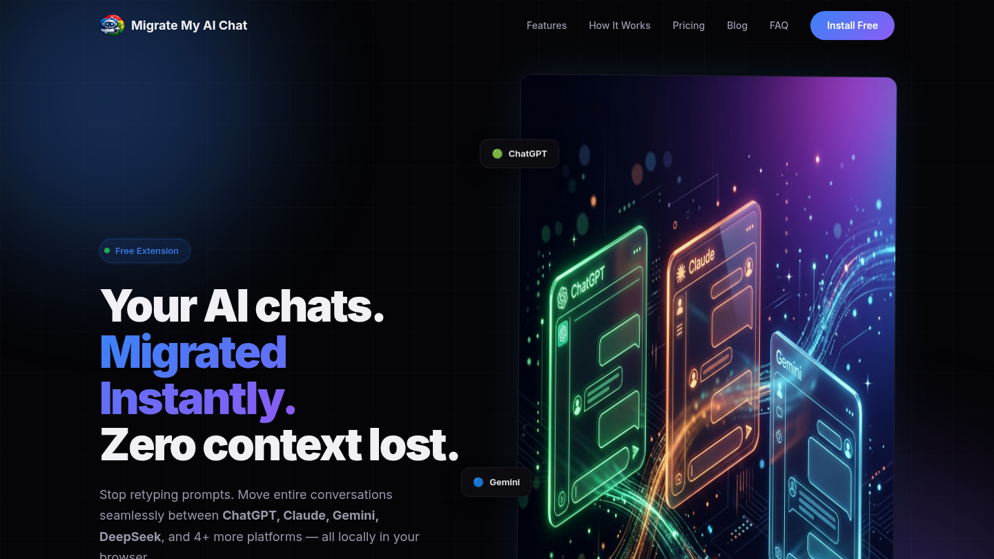 Migrate My AI Chat - Switch AI Instantly