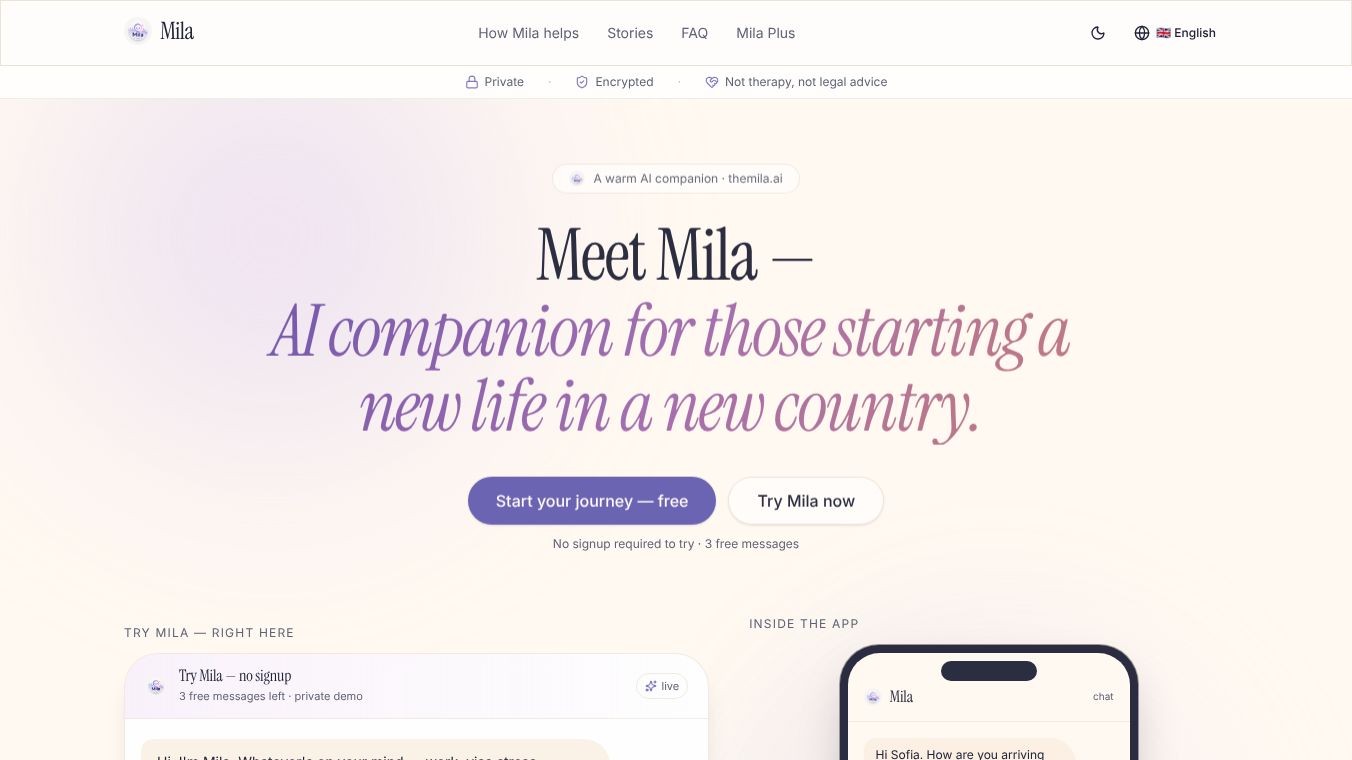 Mila AI Companion