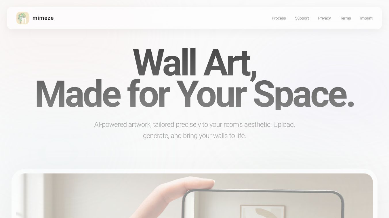 mimeze — Wall Art, Made for Your Space.