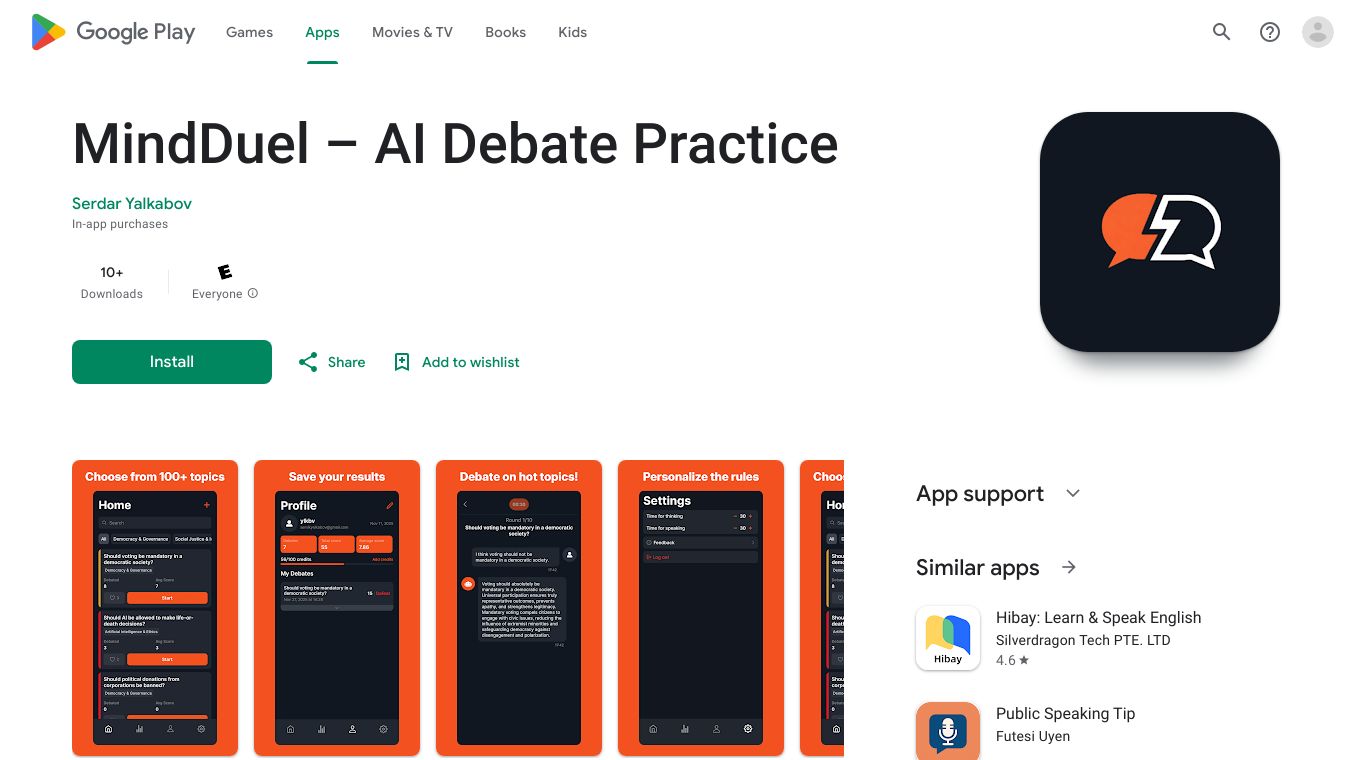 MindDuel - AI Debate Practice