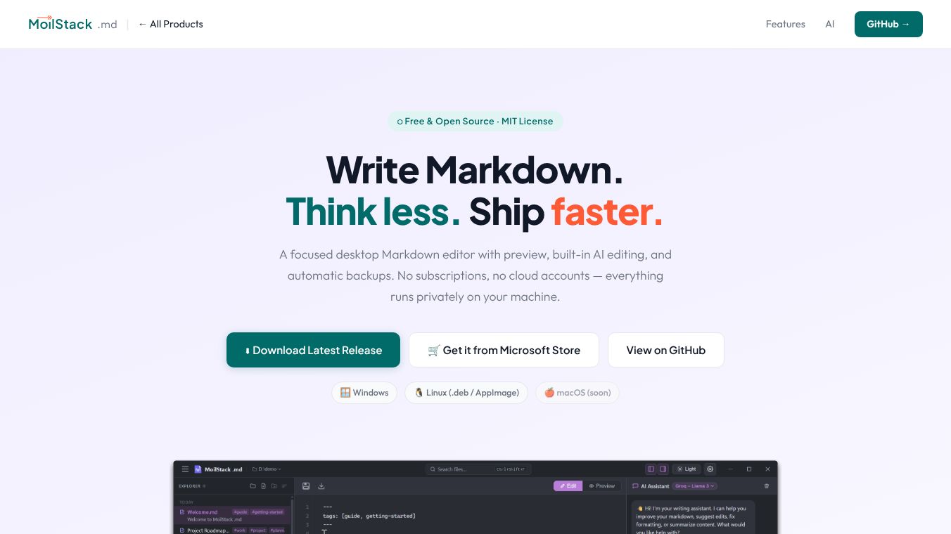 MoilStack .md (markdown)