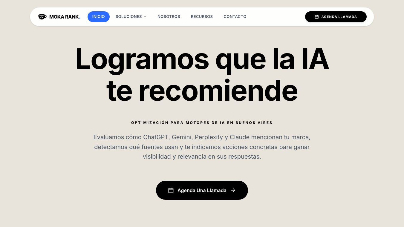 Moka Rank - GEO Agency