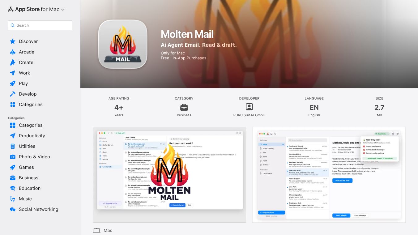 Molten Mail