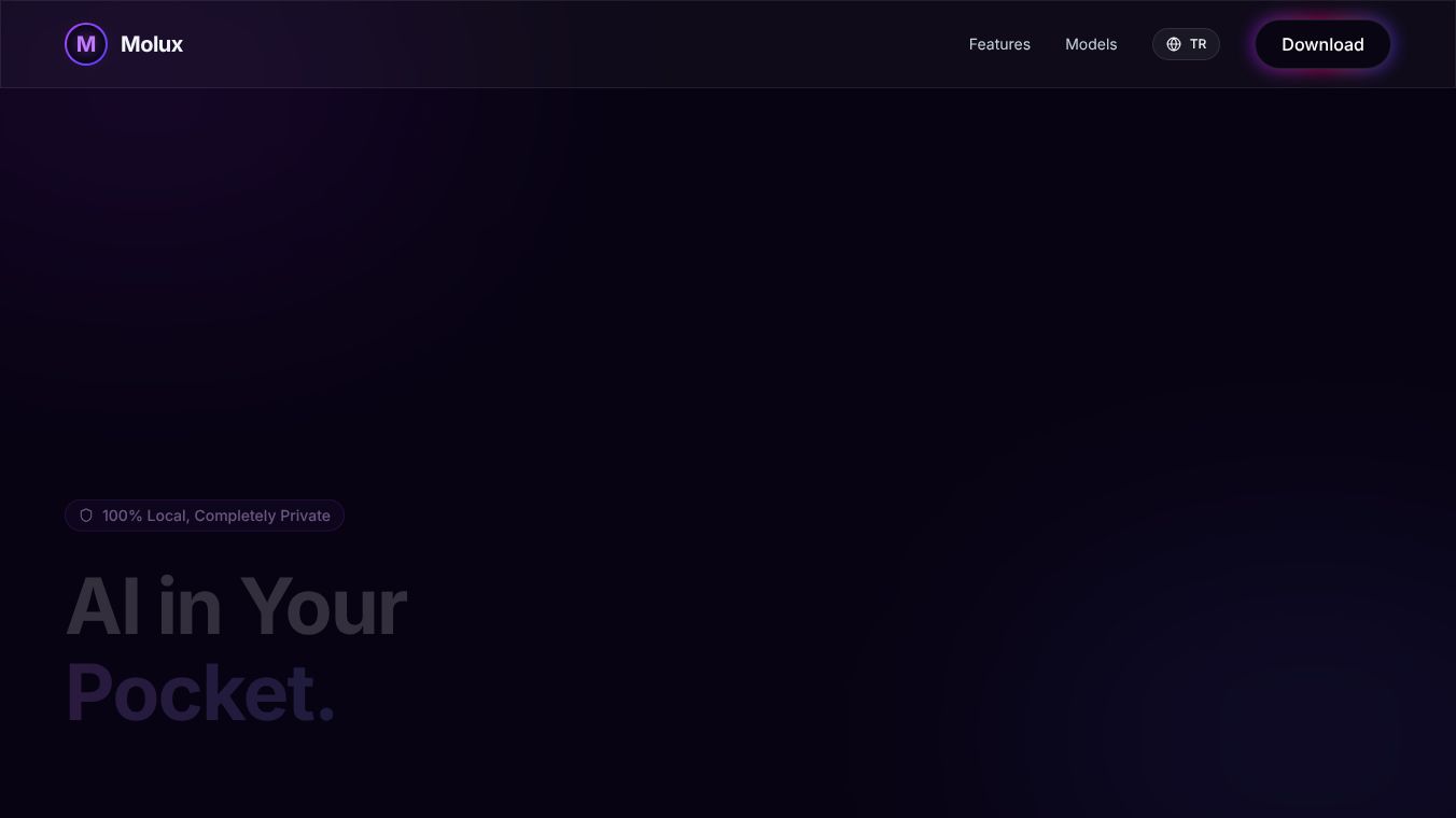 Molux: Local & Private AI Chat