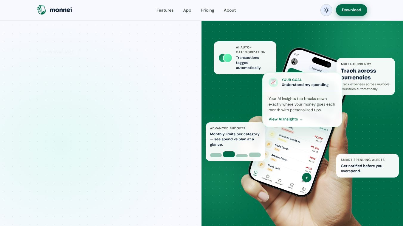Monnei: Expense Tracker & Budget App