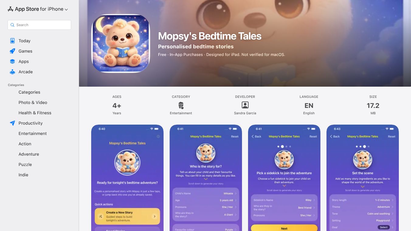 Mopsy's Bedtime Tales