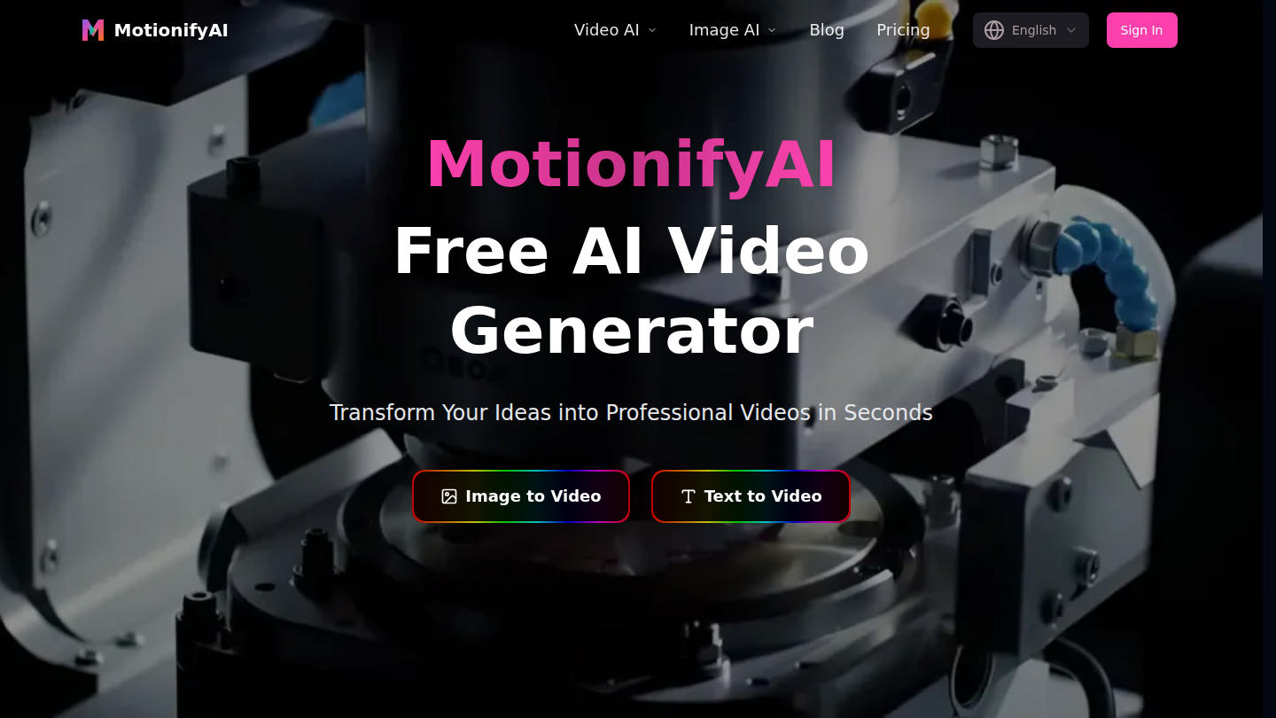 MotionifyAI: AI Video Generator