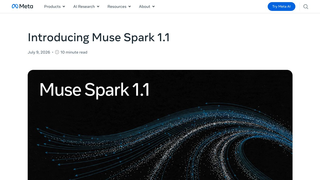 Muse Spark 1.1 by Meta AI