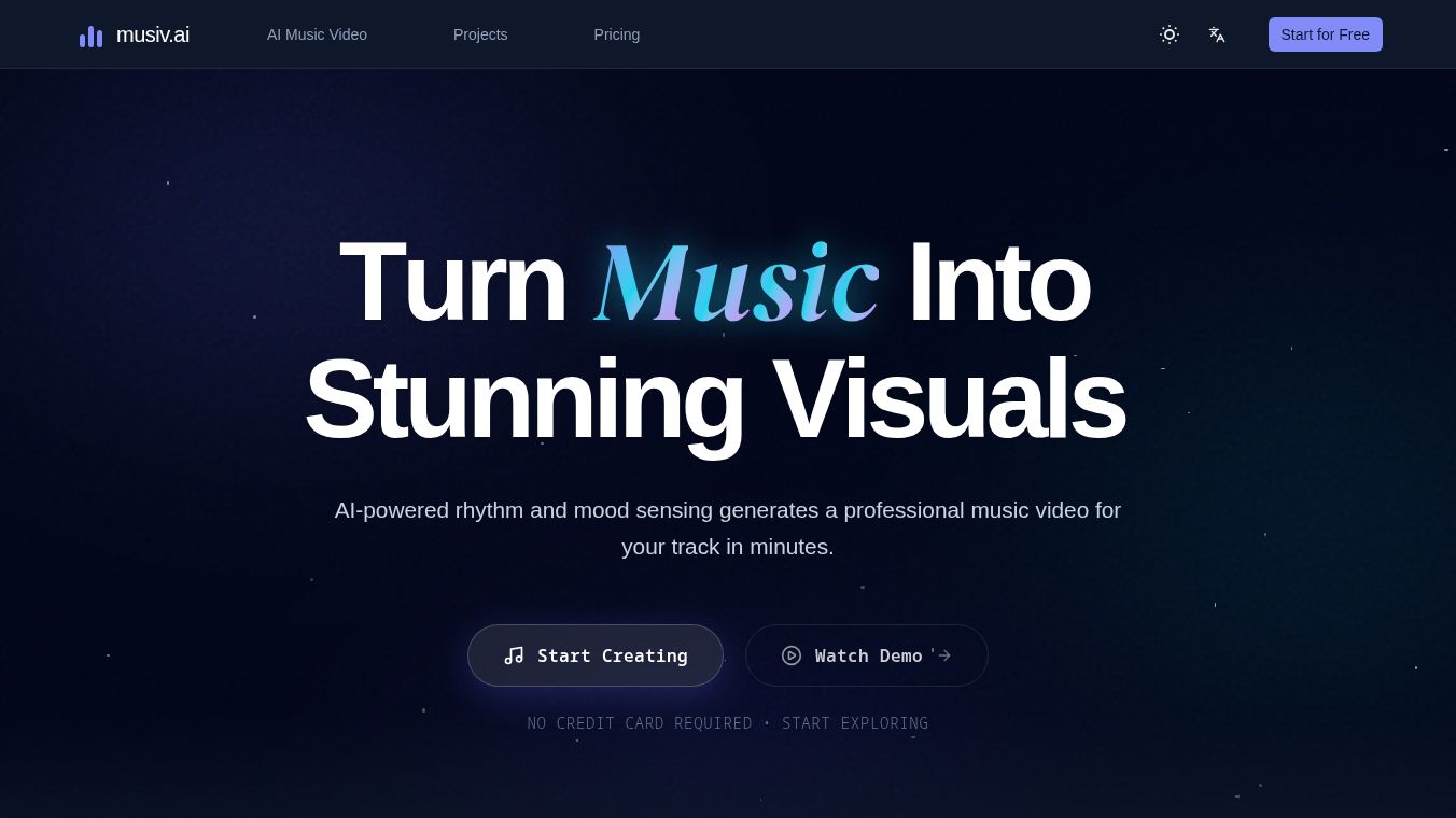 Musiv - AI Music Video Generator