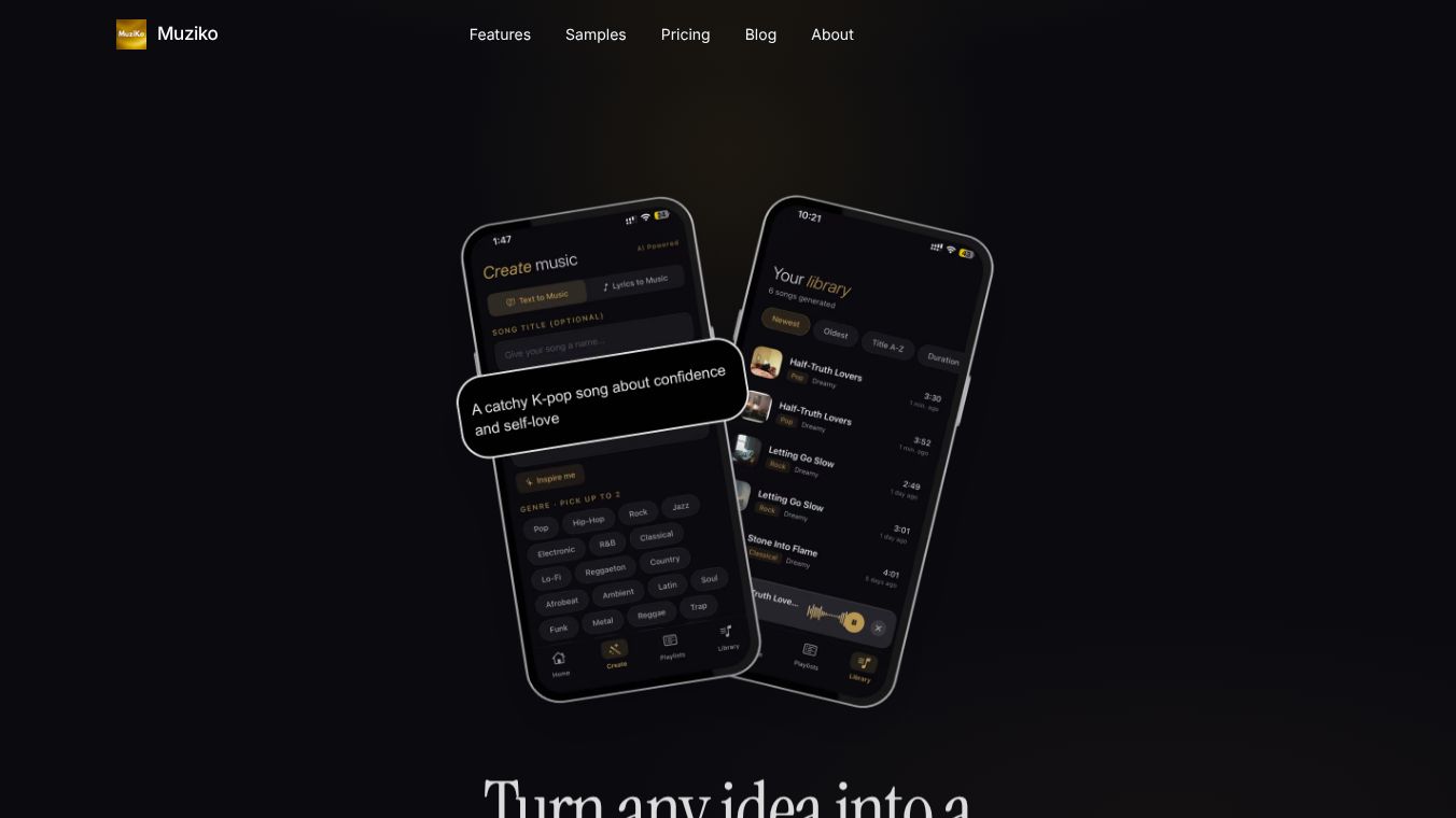 MuziKo: Ai Song Generator