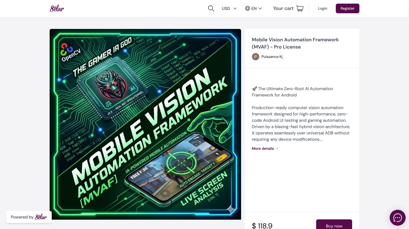 MVAF Mobile Vision Automation Framework