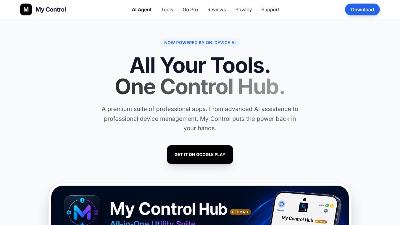 My Control - AI Utility Hub