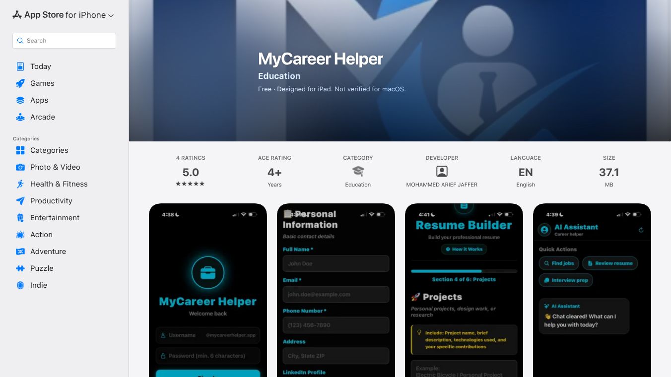 MyCareer Helper
