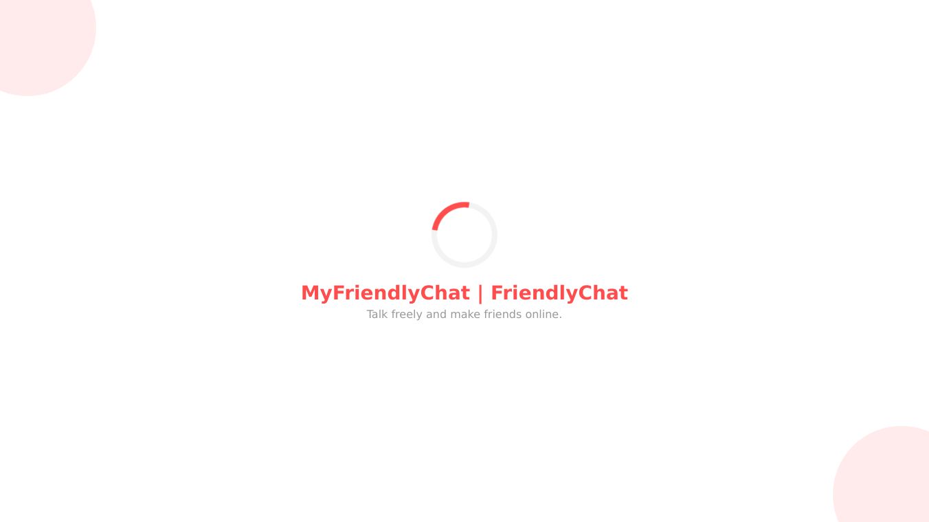 MyFriendlyChat