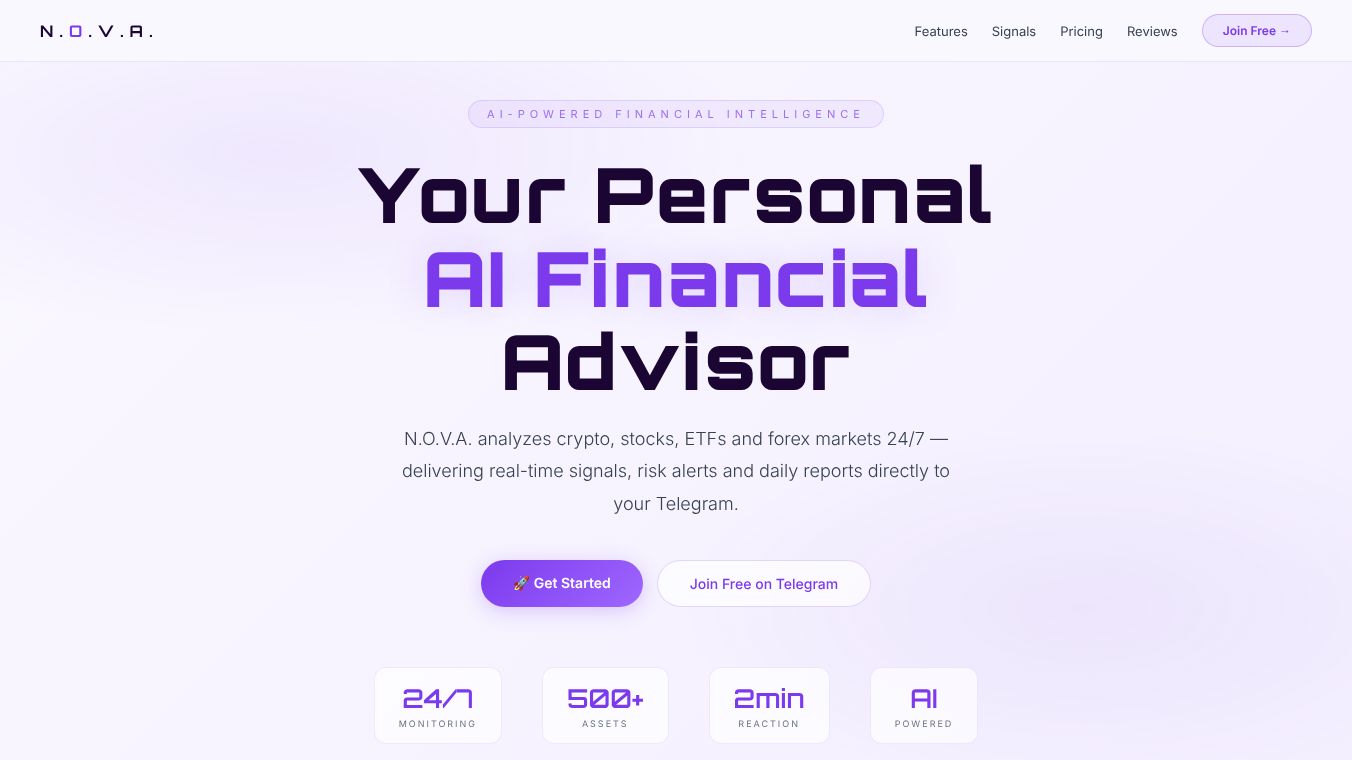 N.O.V.A. — AI Financial Intelligence