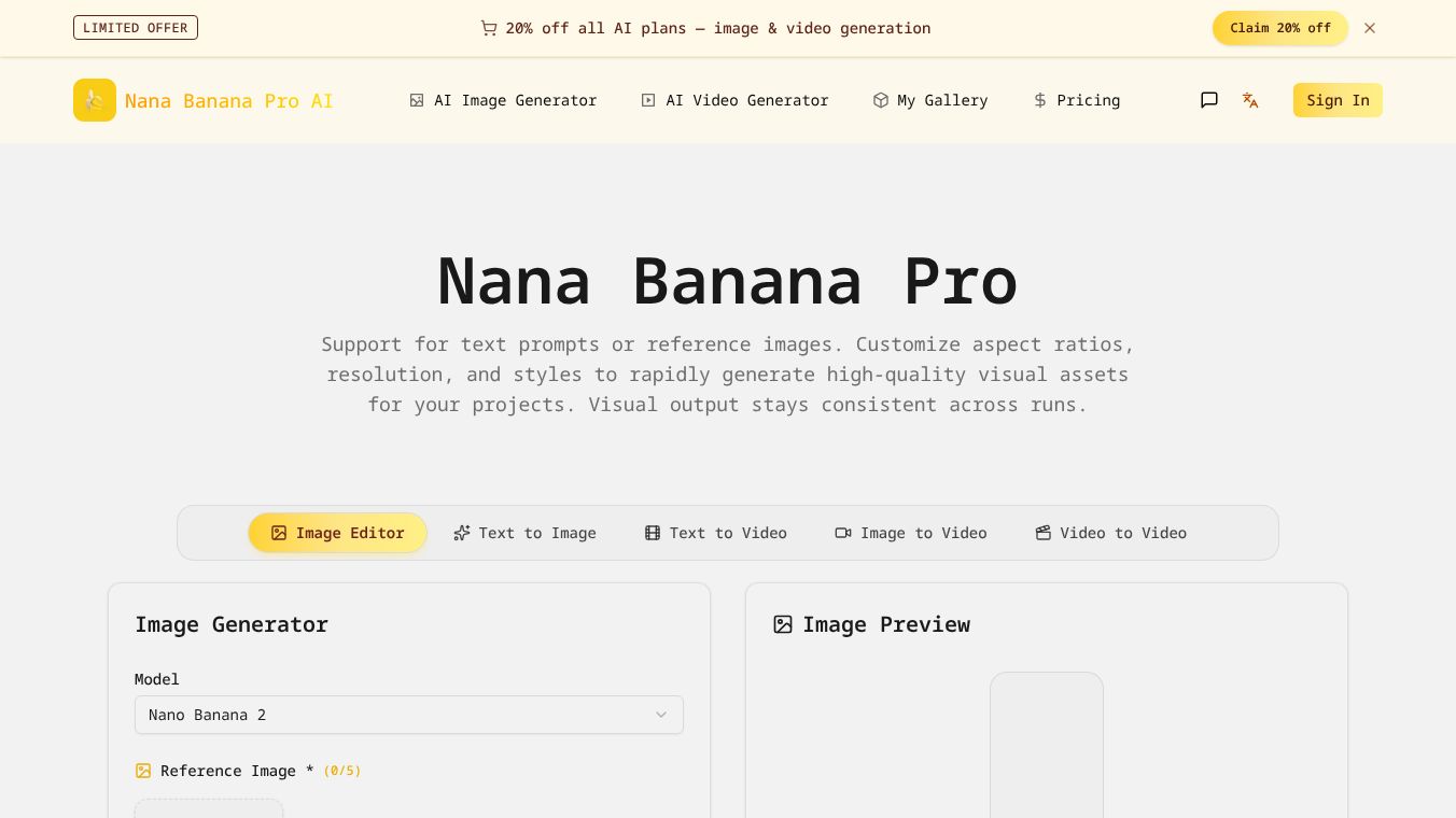 Nana Banana Pro AI
