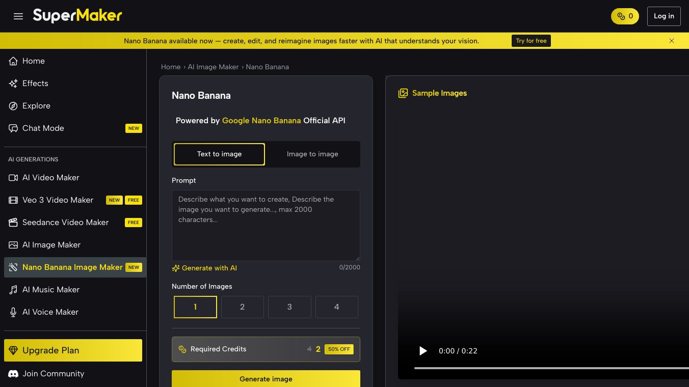 Nano Banana AI Image Generator & Editor