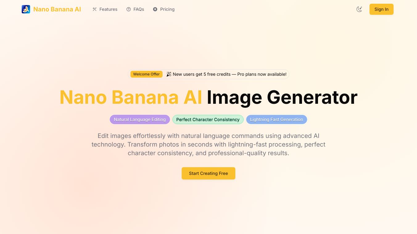 Nano Banana Image AI-