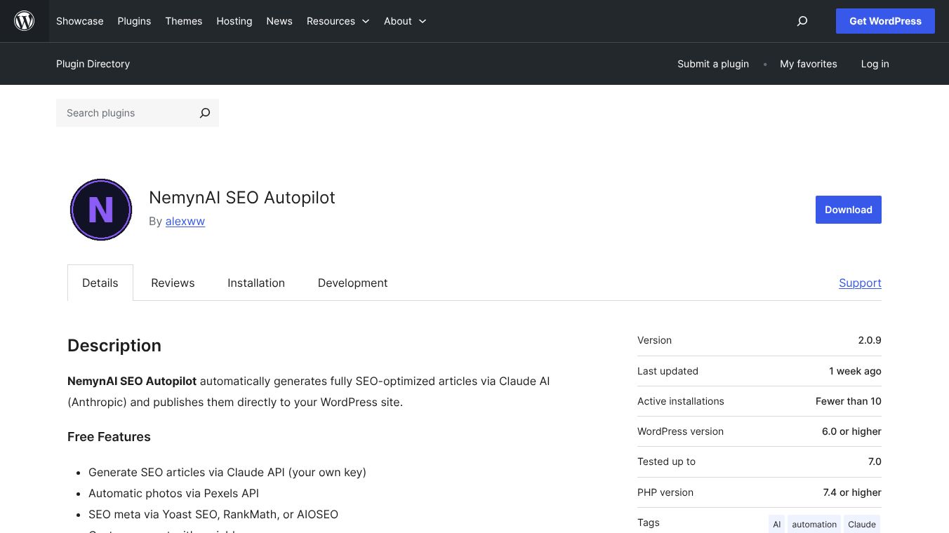 NemynAI SEO Autopilot