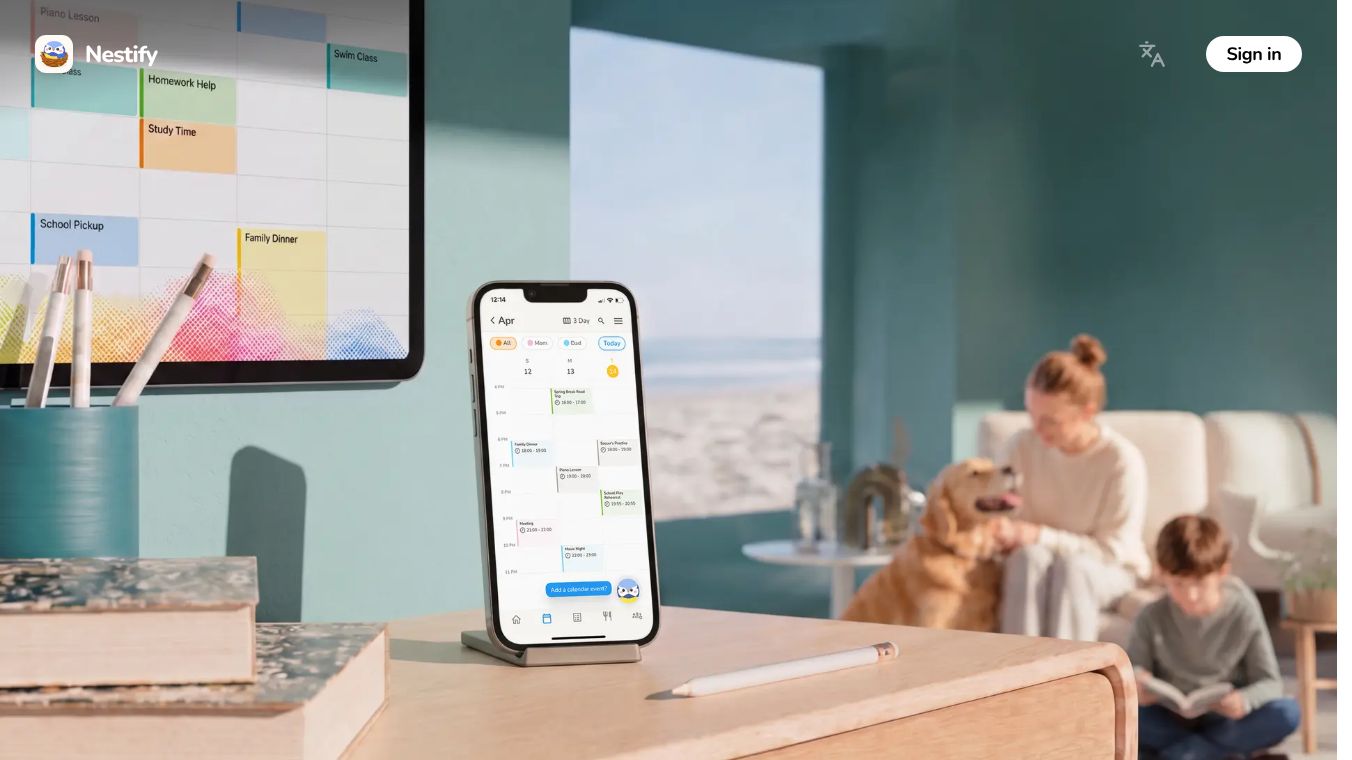 Nestify AI family organizer