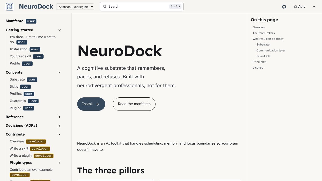 NeuroDock