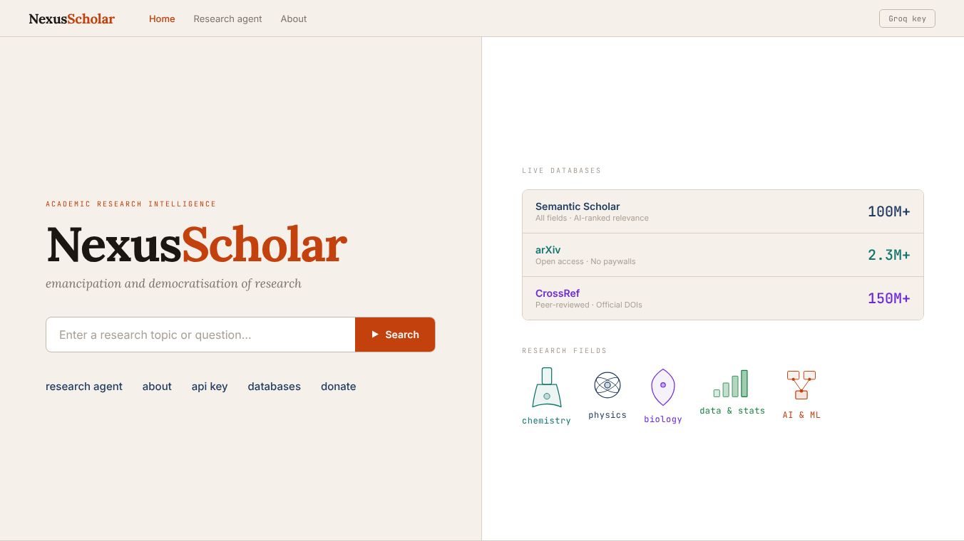 NexusScholar — Academic Research