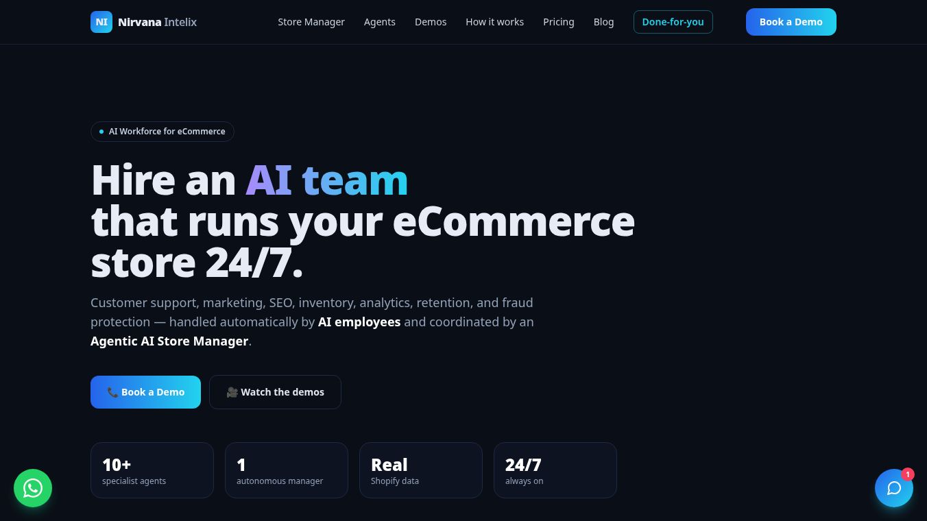 Nirvana Intelix — AI Store Manager