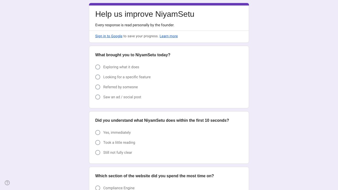 NiyamSetu