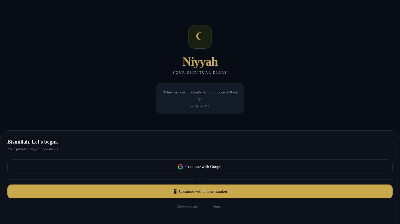Niyyah