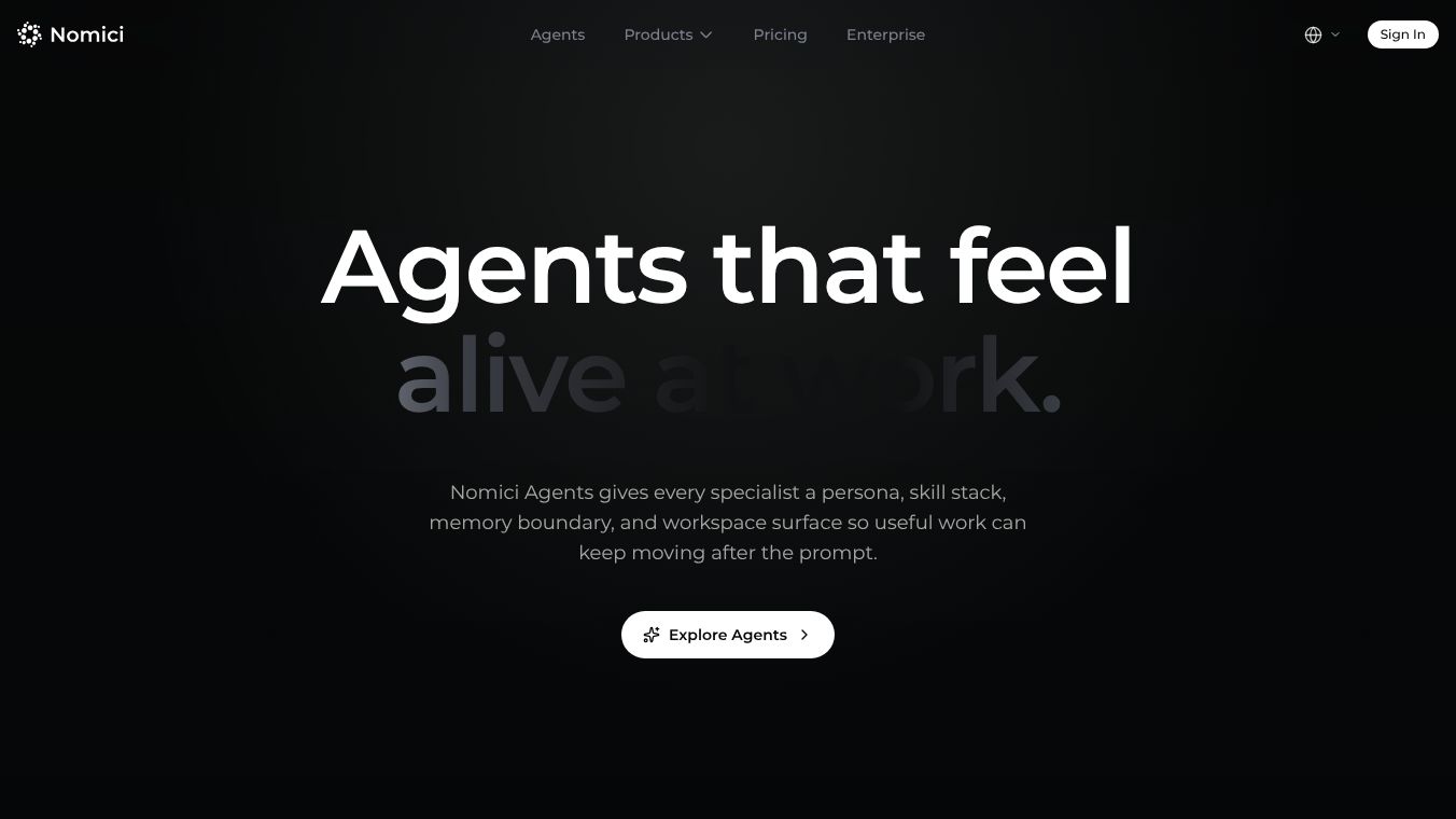 Nomici Agents