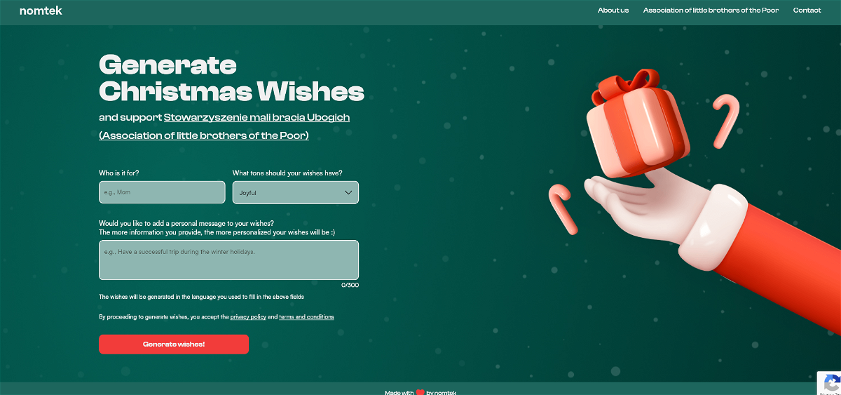 Nomtek Labs Christmas Wishes