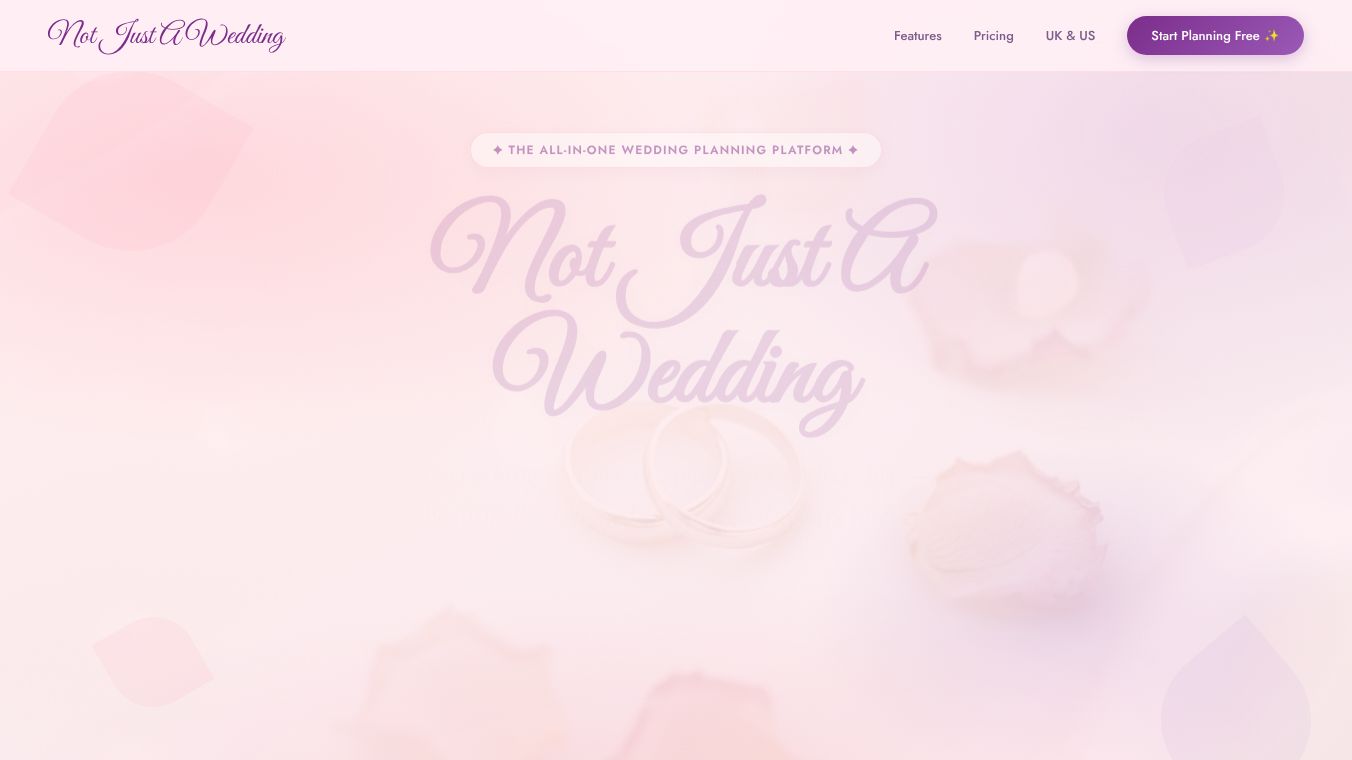 Not Just A Wedding
