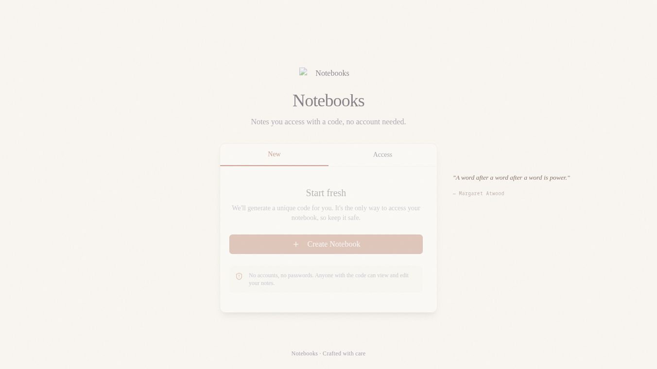 Notebooks