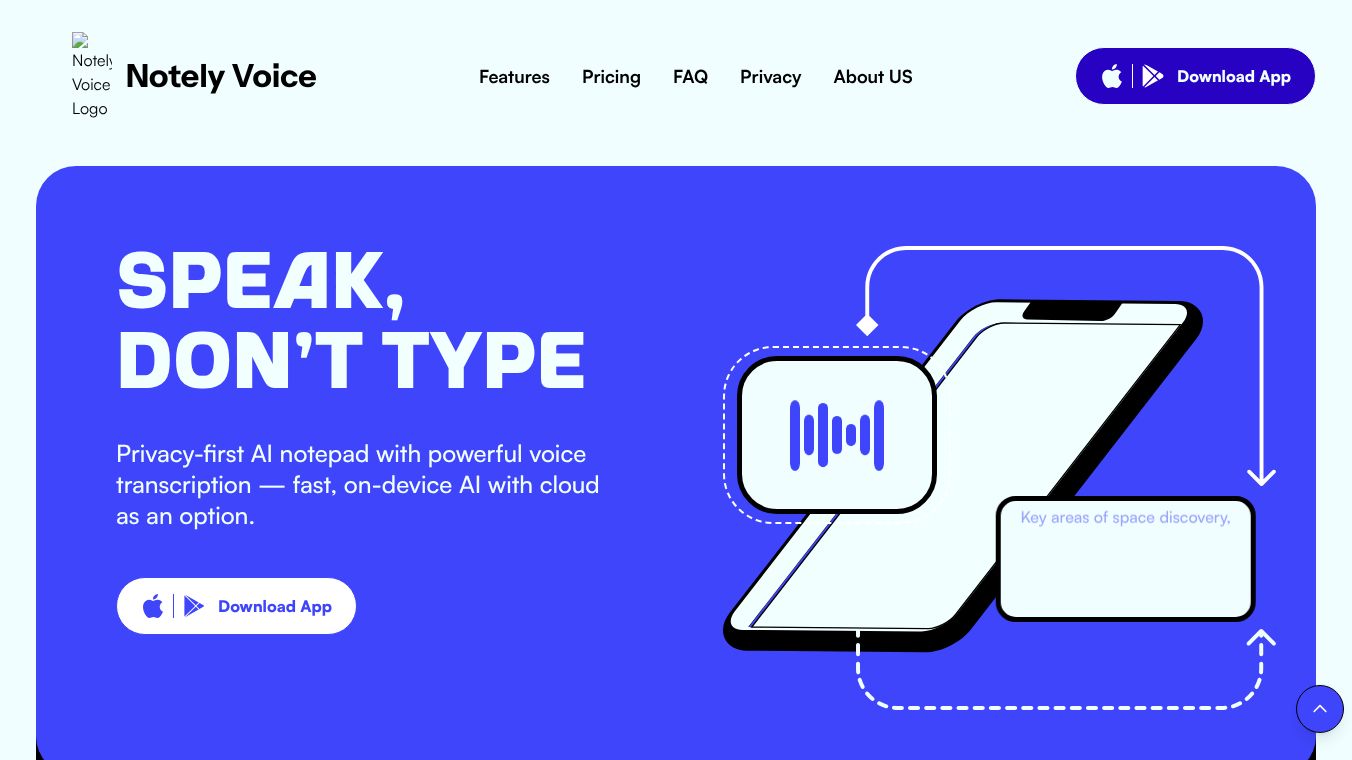 Notely Voice: AI voice to Text
