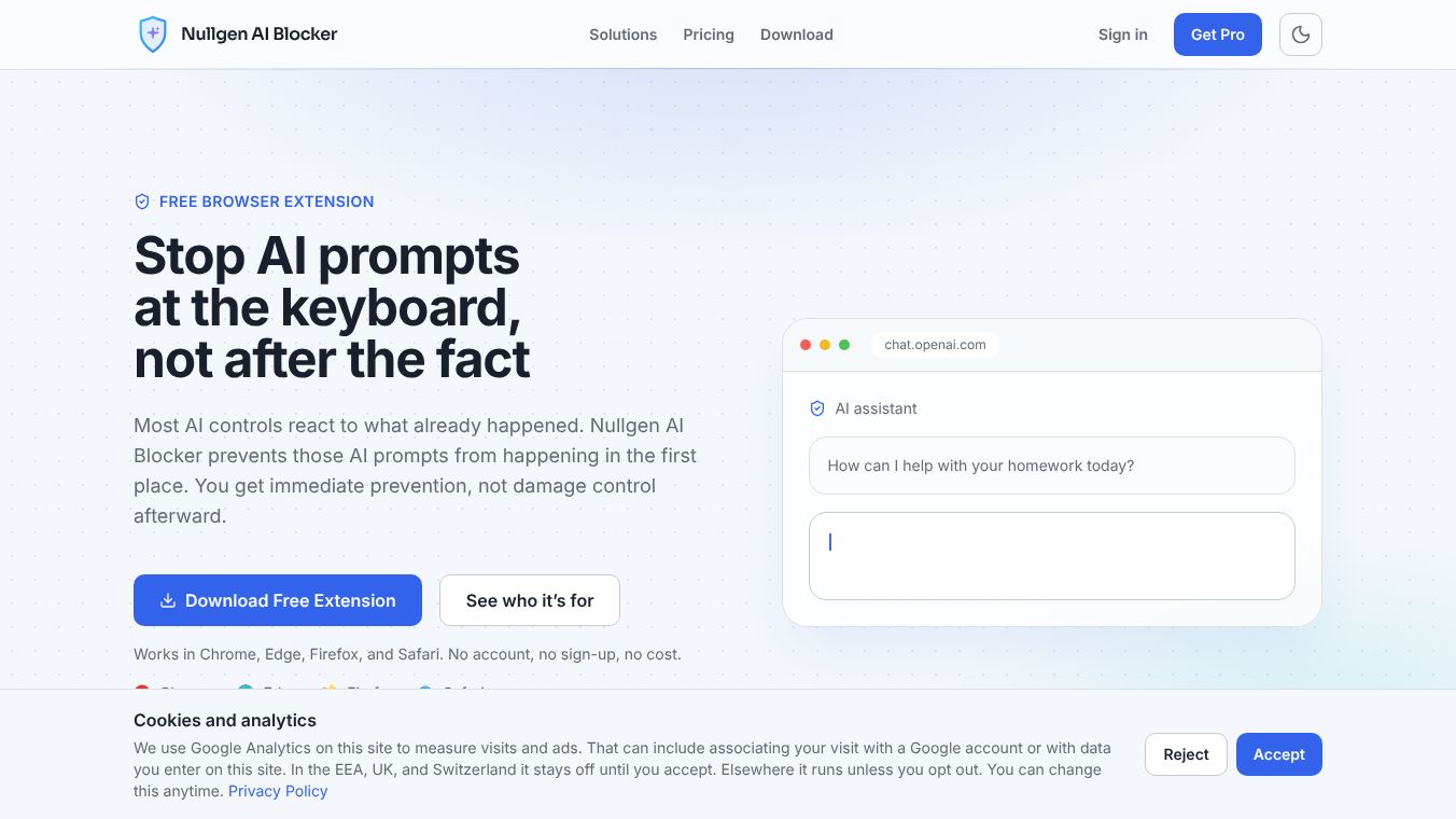 Nullgen AI Blocker