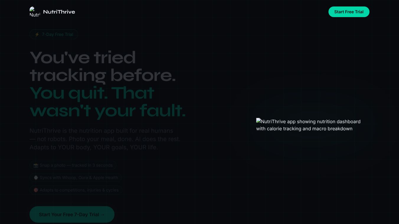 NutriThrive AI Nutrition Coach