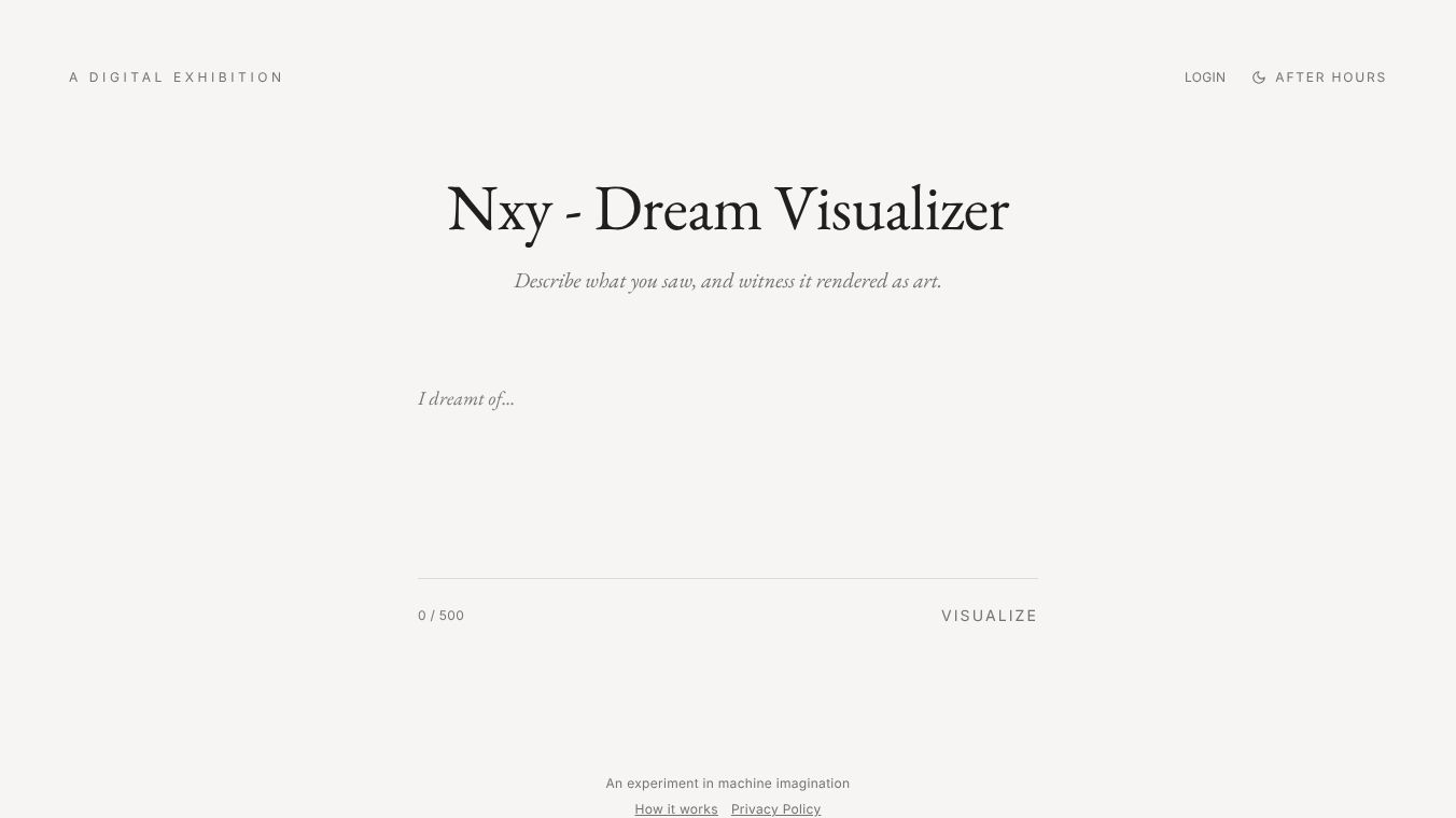 Nxy - Dream Visualizer