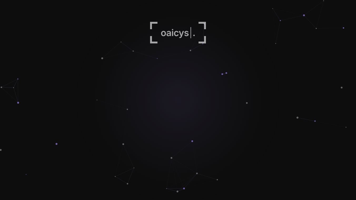 Oaicys — Your key, your privacy.