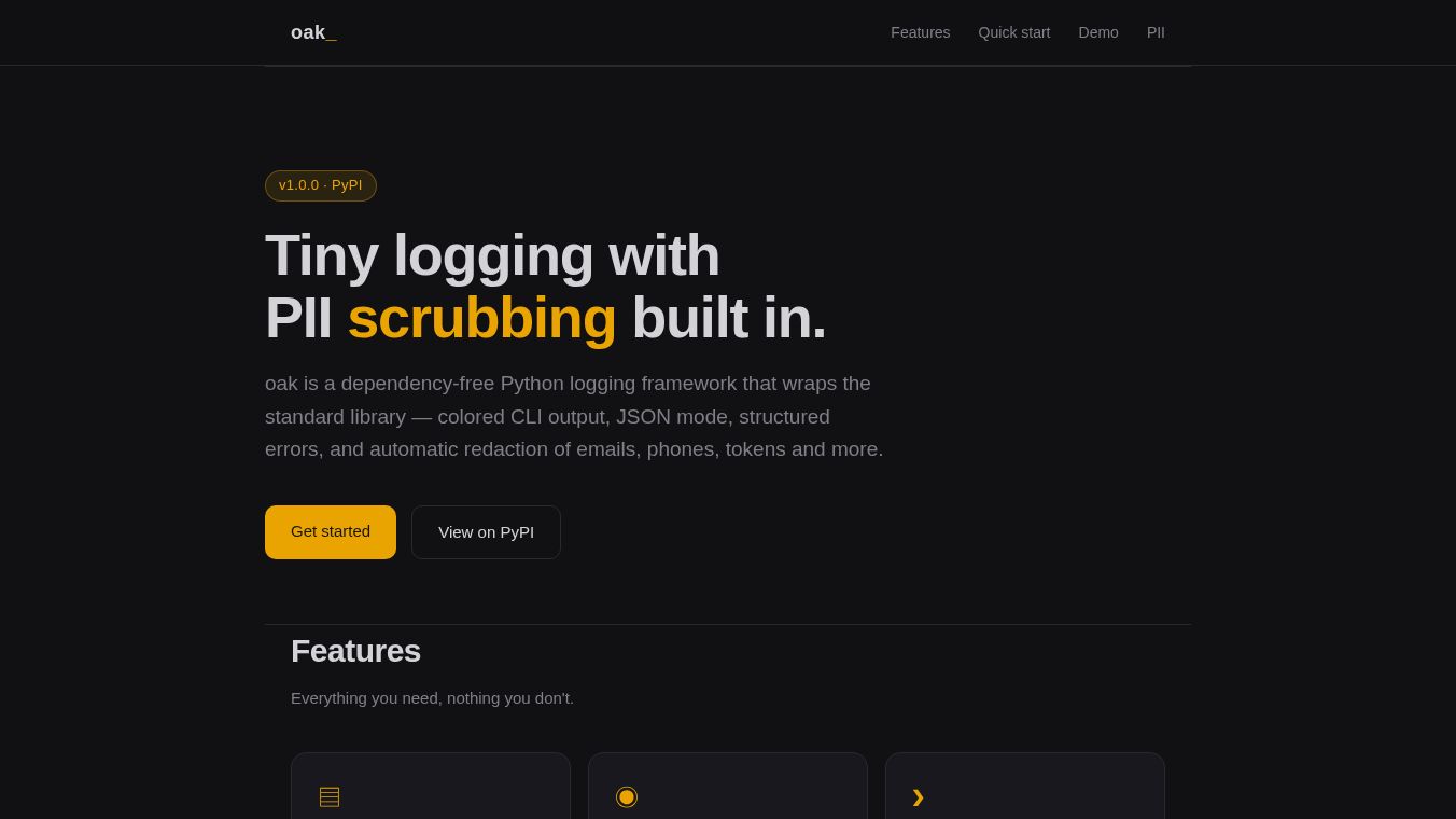 Oak-Logging