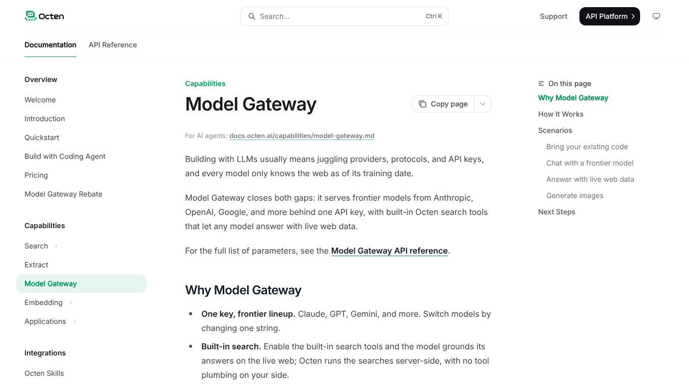 Octen Model Gateway