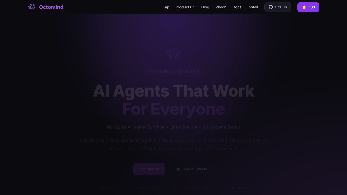 Octomind – Plug n Play AI Agents