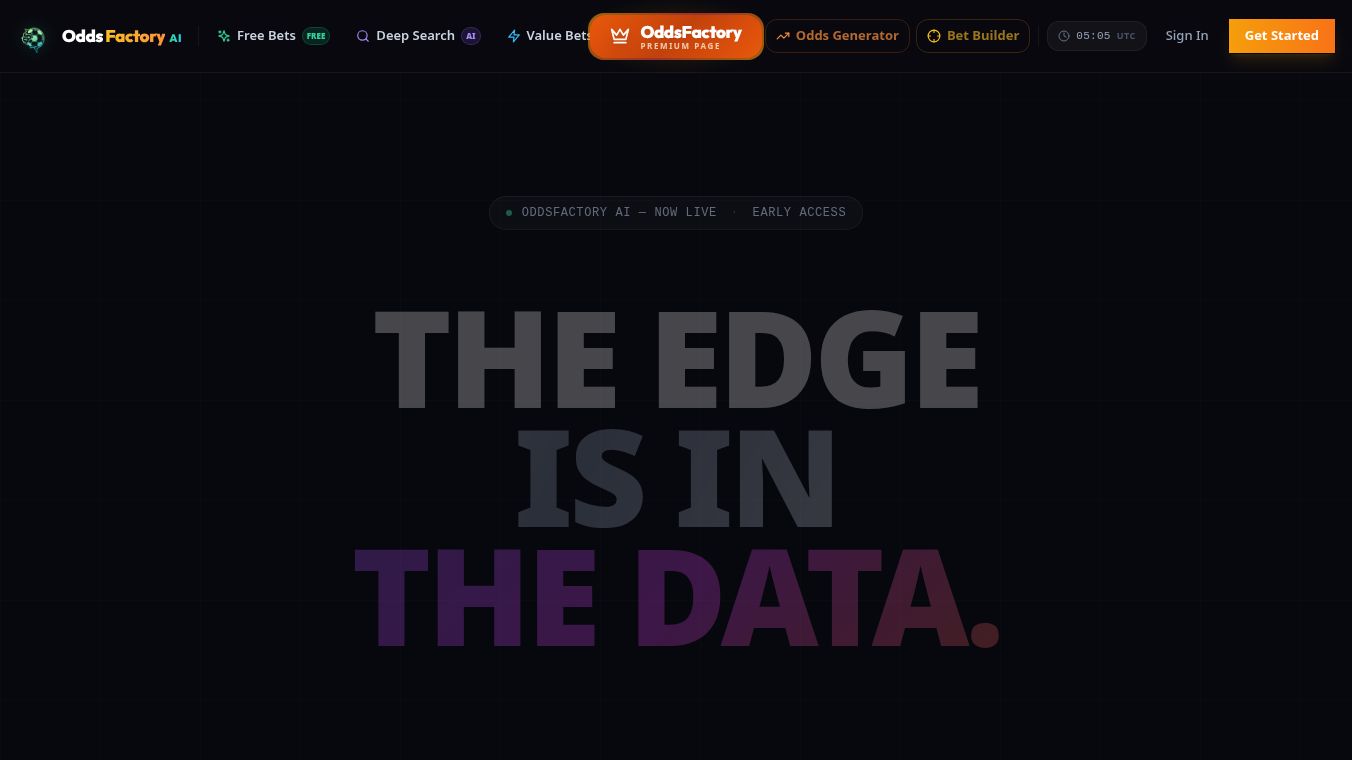 OddsFactoryAI - AI betting tool