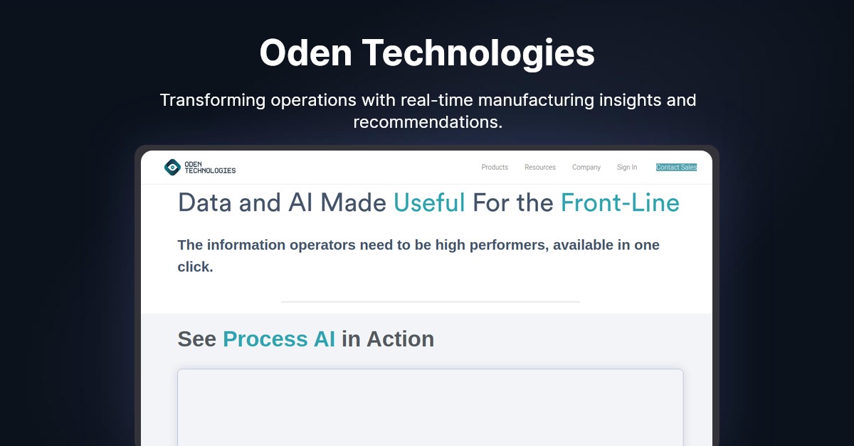 Oden Technologies