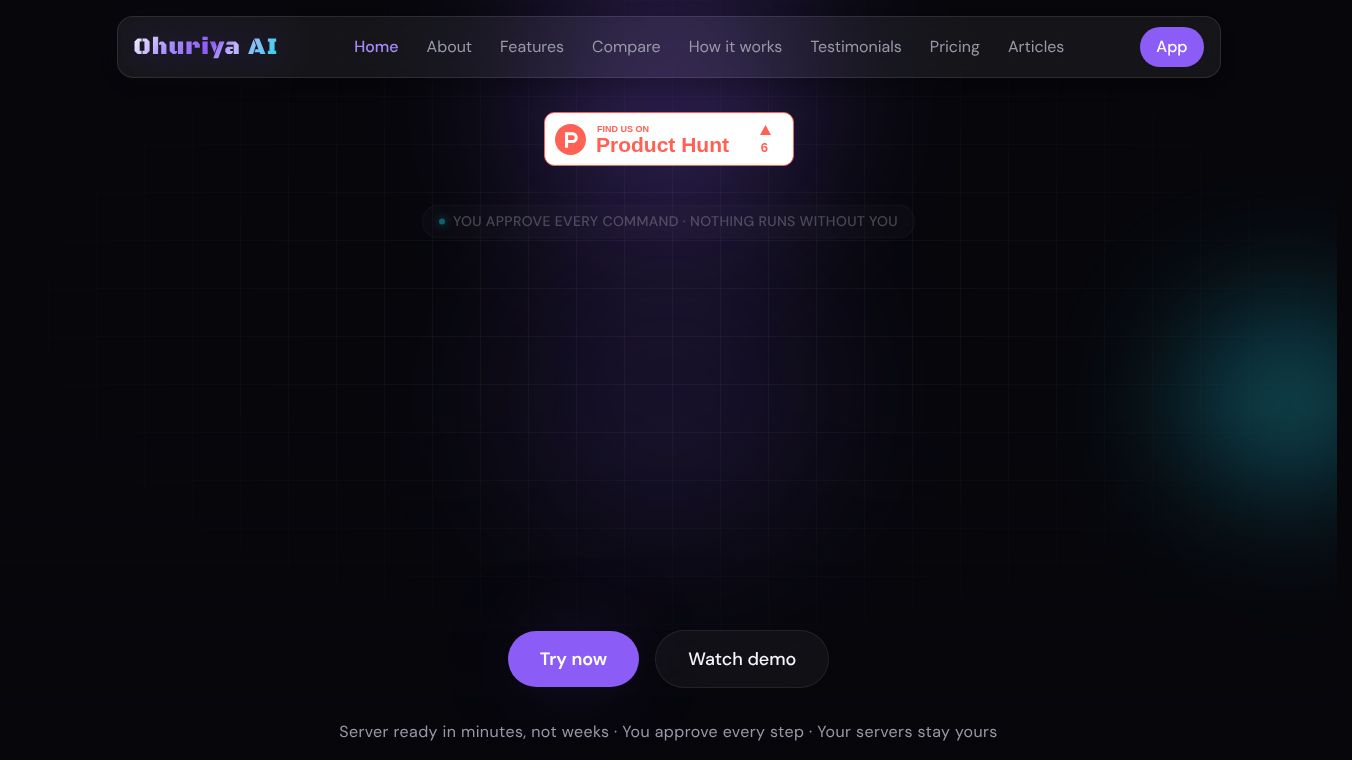 Ohuriya AI - Ai DevOps in minutes