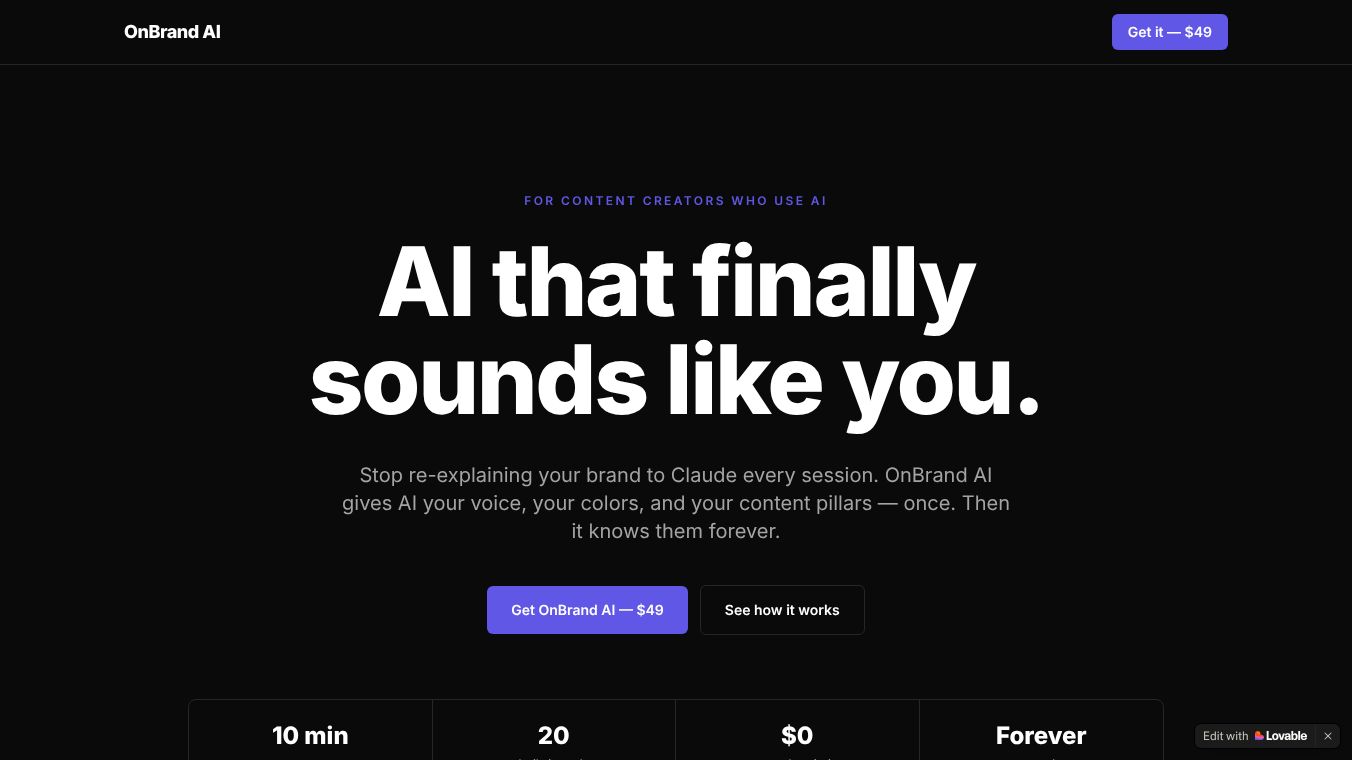 OnBrand AI