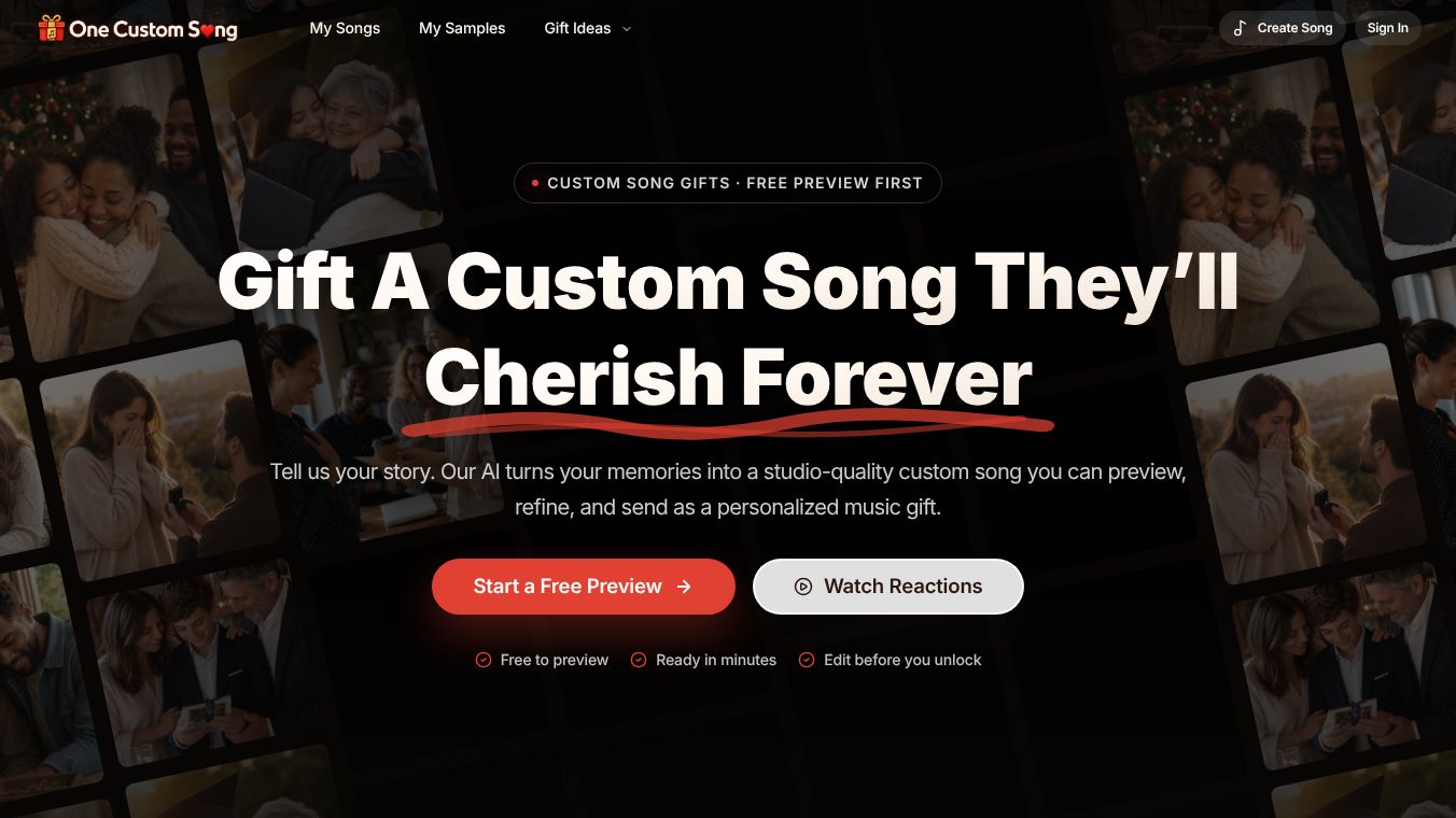 One Custom Song