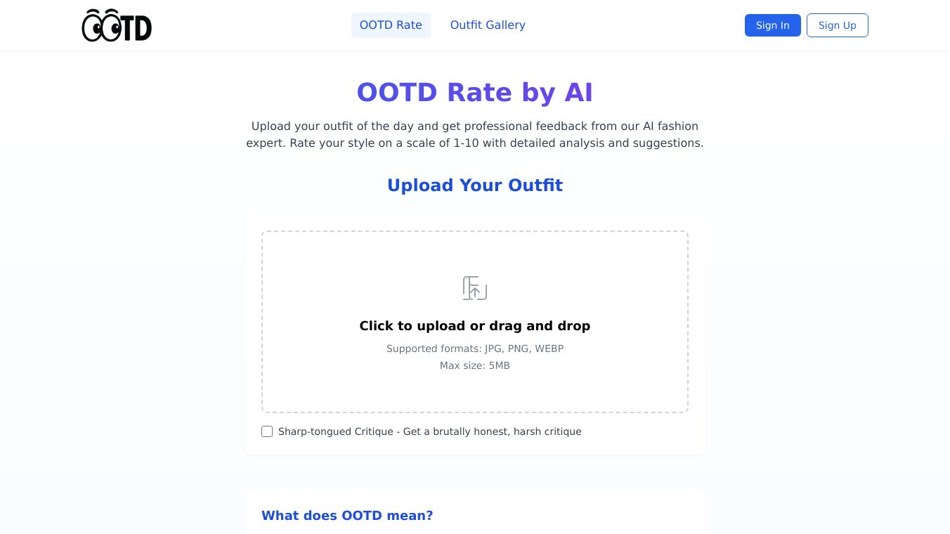 OOTD Rate by AI