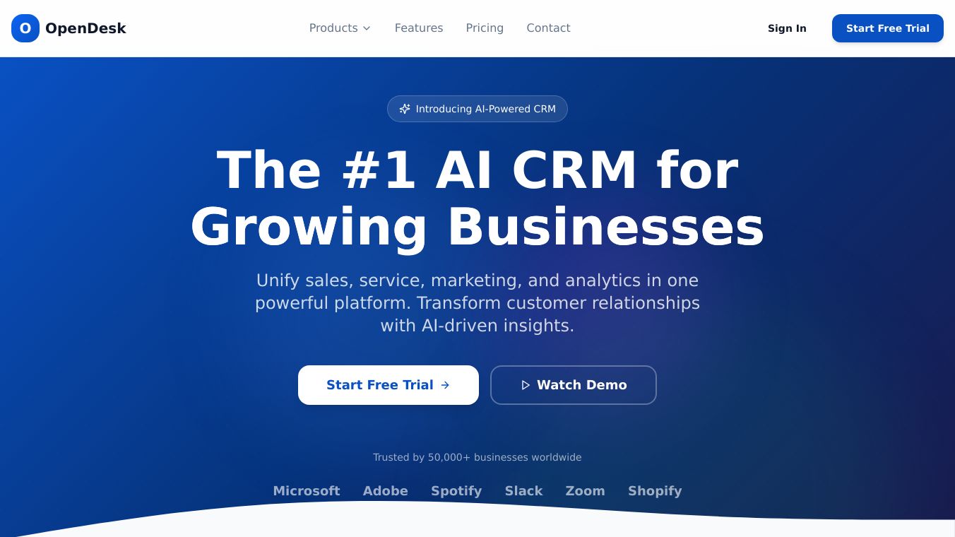 Open Desk Salesforce Technologies