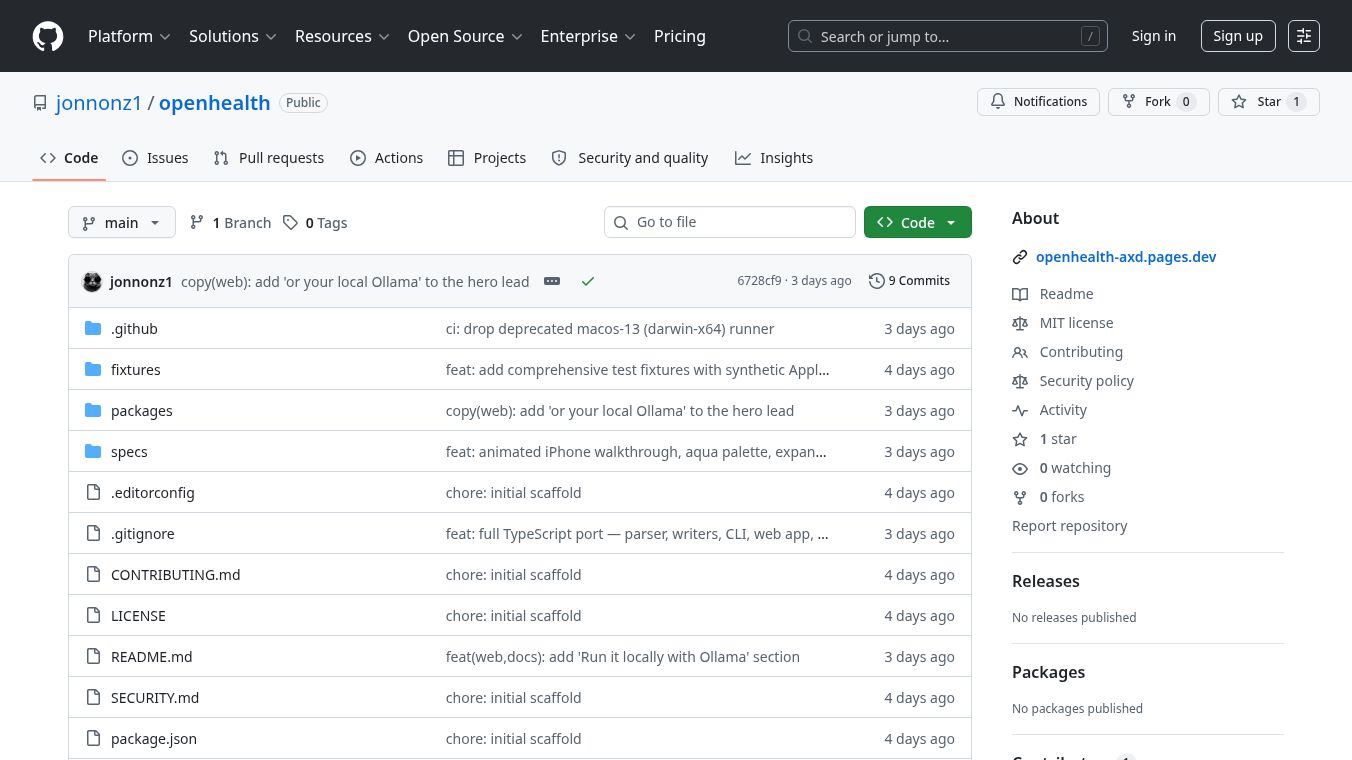 Open Health — Unlock Your Apple Health